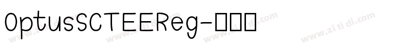 OptusSCTEEReg字体转换