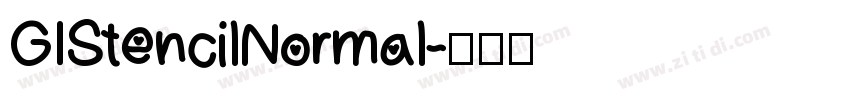 GIStencilNormal字体转换 GIStencilNormal字体转换