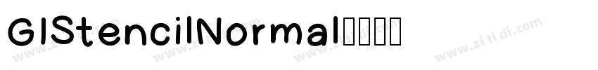 GIStencilNormal字体转换 GIStencilNormal字体转换