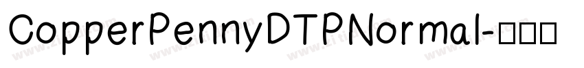CopperPennyDTPNormal字体转换