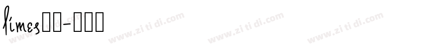 limes字体字体转换