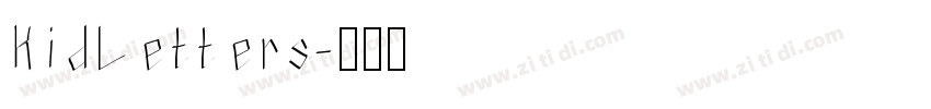 KidLetters字体转换