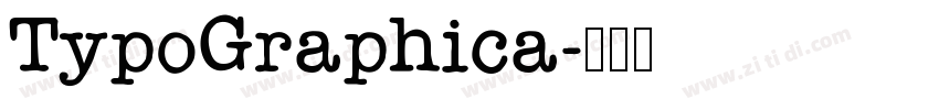 TypoGraphica字体转换