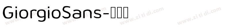 GiorgioSans字体转换