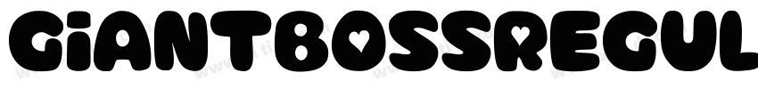 GiantBossRegular字体转换 GiantBossRegular字体转换