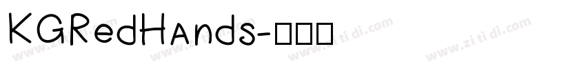 KGRedHands字体转换