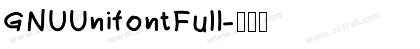 GNUUnifontFull字体转换