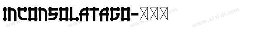 InconsolataGo字体转换
