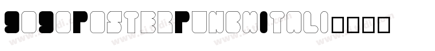GoGoPosterPunchItali字体转换