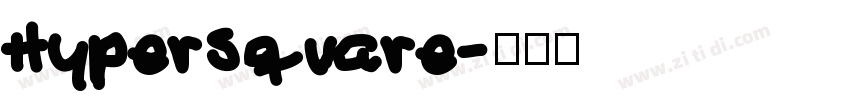 HyperSquare字体转换