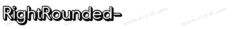 RightRounded字体转换