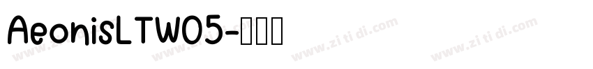 AeonisLTW05字体转换