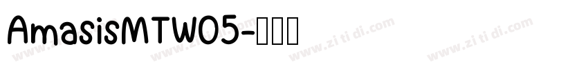 AmasisMTW05字体转换