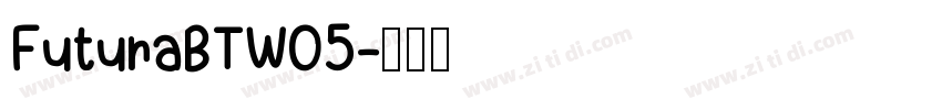 FuturaBTW05字体转换