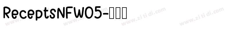 ReceptsNFW05字体转换