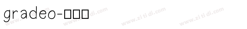 gradeo字体转换