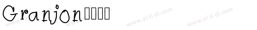 Granjon字体转换