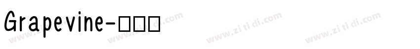 Grapevine字体转换