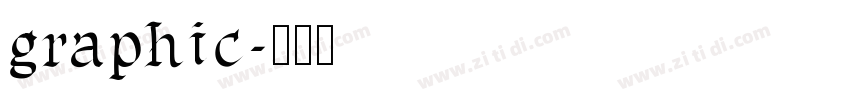 graphic字体转换