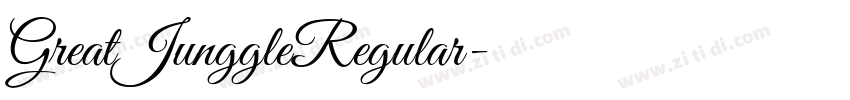 GreatJunggleRegular字体转换