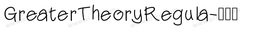 GreaterTheoryRegula字体转换