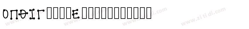 OPTIGreekEquation字体转换