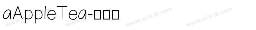 aAppleTea字体转换