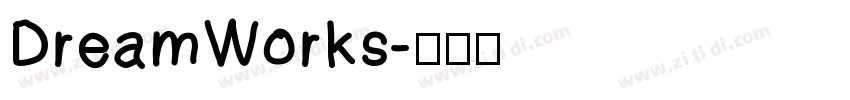 DreamWorks字体转换