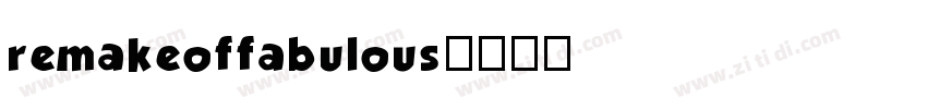 remakeoffabulous字体转换