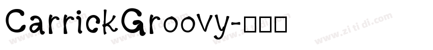 CarrickGroovy字体转换