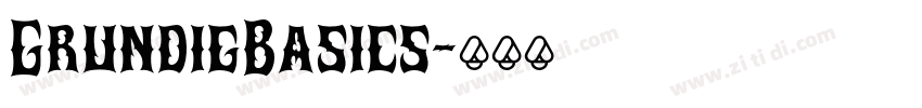 GrundigBasics字体转换