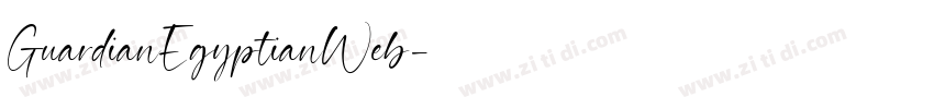 GuardianEgyptianWeb字体转换