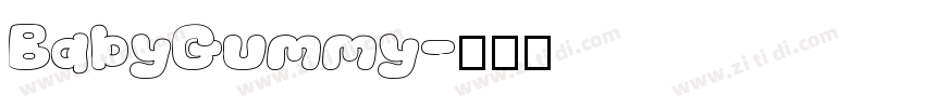BabyGummy字体转换