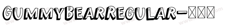 GummyBearRegular字体转换