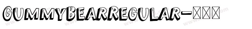 GummyBearRegular字体转换