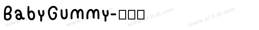 BabyGummy字体转换