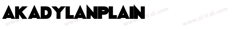 akaDylanPlain字体转换