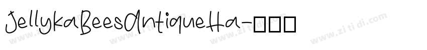 JellykaBeesAntiqueHa字体转换