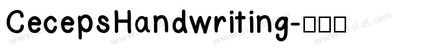 CecepsHandwriting字体转换