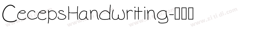 CecepsHandwriting字体转换