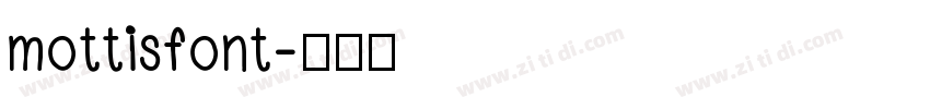 mottisfont字体转换