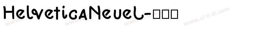 HelveticaNeueL字体转换