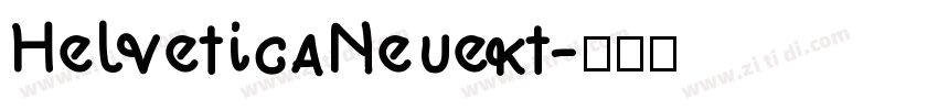 HelveticaNeuekt字体转换