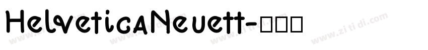 HelveticaNeuett字体转换