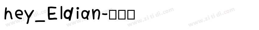 hey_Eldian字体转换