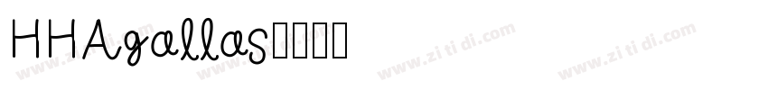 HHAgallas字体转换