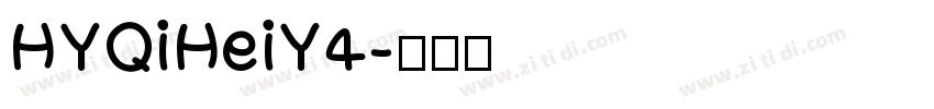 HYQiHeiY4字体转换