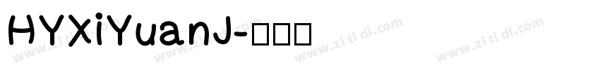 HYXiYuanJ字体转换