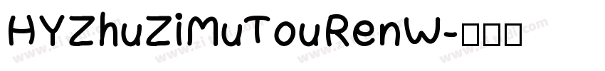 HYZhuZiMuTouRenW字体转换