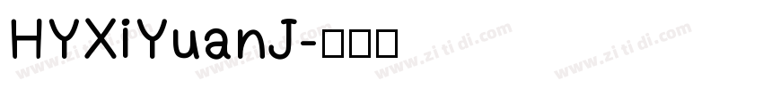 HYXiYuanJ字体转换